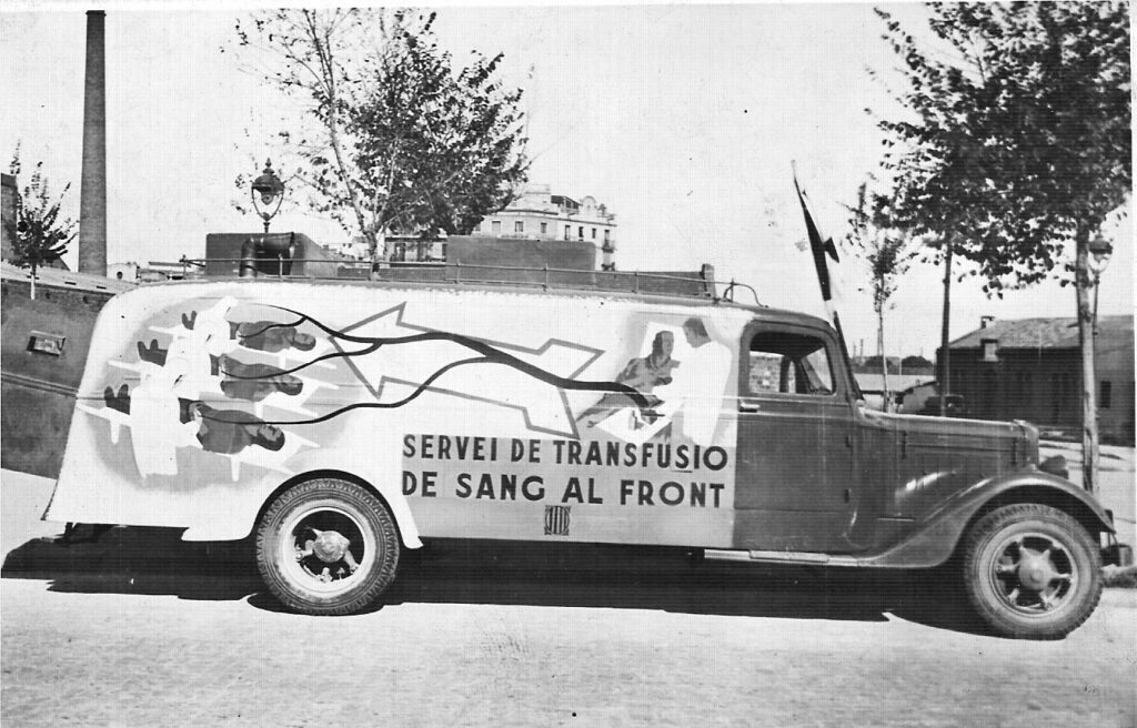 La sangre que salvó vidas en la Guerra Civil Española